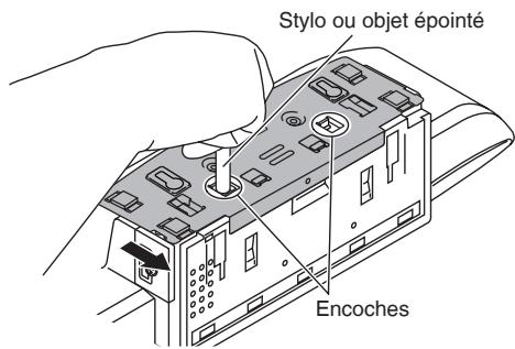 PANASONIC SC-HC30 - Retirer l'appareil du mur - 1