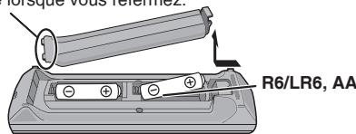 PANASONIC SC-HC30 - Préparation de la télécommande - 1