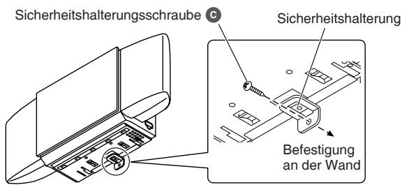PANASONIC SC-HC30 - Anbringen der Sicherheitshalterung. - 1