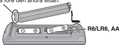 PANASONIC SC-HC30 - Förbereda fjärrkontrollen - 1
