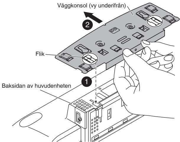PANASONIC SC-HC30 - Montera vaggkonsolen på baksidan av encheten. - 1