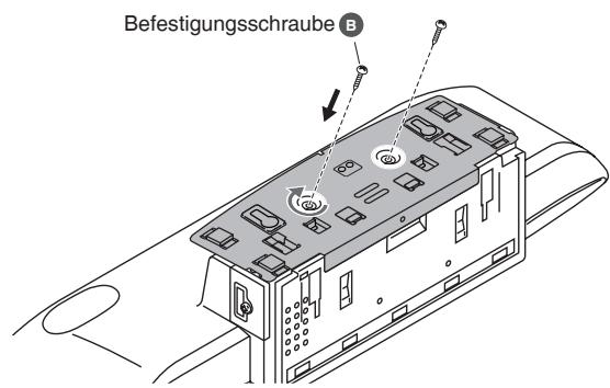 PANASONIC SC-HC30 - Anbringen der Wandhalterung an der Geräterückseite. - 2