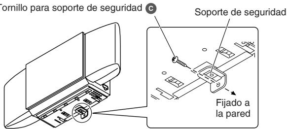PANASONIC SC-HC30 - Instale el soporte de seguridad. - 1