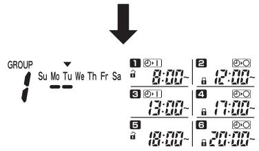 PANASONIC CZ-ESWC2 - - Copie des heures de programmation - 2