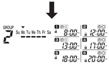 PANASONIC CZ-ESWC2 - - Copie des heures de programmation - 4