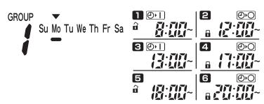 PANASONIC CZ-ESWC2 - - Copie des heures de programmation - 1