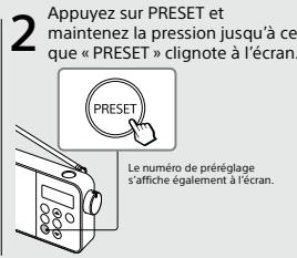 SONY XDR-S41DBP - Préreglage de stations - 2