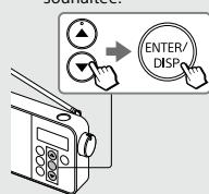 SONY XDR-S41DBP - Écoute d'une station préréglée - 1