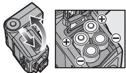 PANASONIC DMW-FL360LPP - Mise en place du flash - 1