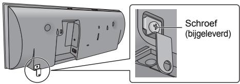Schroef (bijgeleverd)