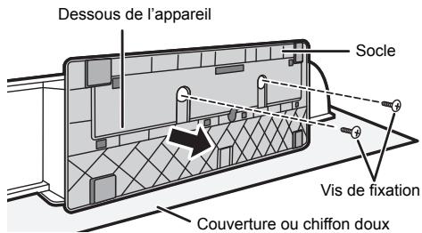 PANASONIC SC-HC38DBEG - Retirez le socle de l'appareil. - 1