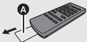 PANASONIC SC-HC38DBEG - Entfernen Sie die Isolierfolie A. - 1
