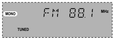 PANASONIC SCHT95GCP - Press [FM MODE] to display "MONO". - 1