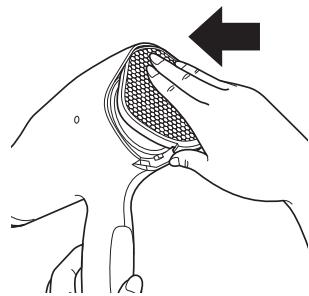 PANASONIC EH-NA65 - Maintaining the filter - 2