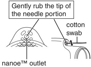 PANASONIC EH-NA65 - Maintaining the nanoe™ outlet - 1