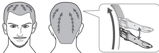 PANASONIC ER-GS60 - Coupe de la zone complète sur cheveux mouillés - 1