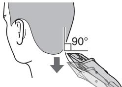 PANASONIC ER-GS60 - Tagliare i capelli morbidi intorno alla linea del collo in acqua/a secco - 1