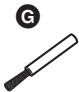 PANASONIC ER-GS60 - Oznaceni soucasti - 7