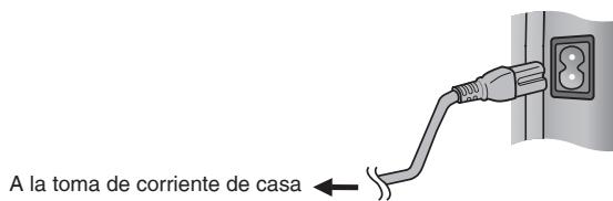 PANASONIC SC-HC10EG - Conecte el cable de alimentacion de CA. - 1