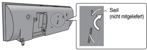 PANASONIC SC-NE1EG - Bringen Sie das Seil zur Sturzprüvention (nicht mitgeliefert) an thisem Gerät an. - 1