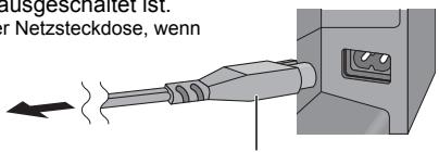 PANASONIC SC-NE1EG - Das Netzkabel anschließen. - 1