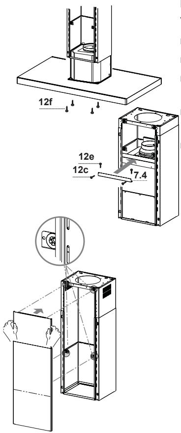 PANASONIC KHAX95XB - Anbringen des Novastick-Klebebands - 1