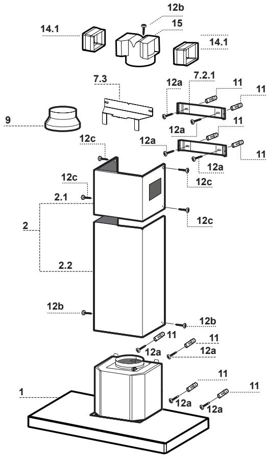 PANASONIC KHAX95XB - Wandesse KH-TX95GB / KH-TX65CB - 1