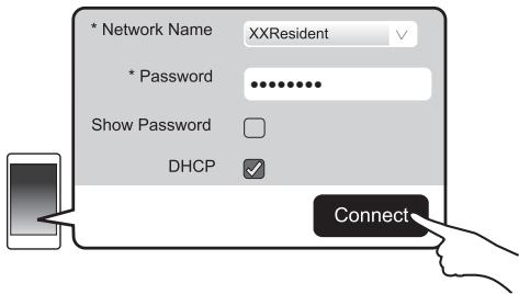 PANASONIC SC-ALL30TEG - Sélectionnez "Connect" pour appliquer la configuration. - 1