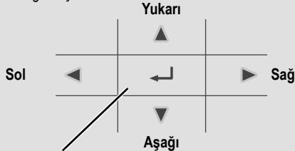 Yukarı Sol ← Sağ Aşağı