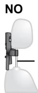 PANASONIC DMP-B200EBK - Instale el soporte para montaje en reposacabezas en el asiento delantero. - 3