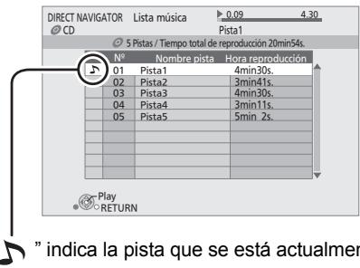 PANASONIC DMP-B200EBK - Pulse [, ] para seleccionar la pista y pulse [OK]. - 1