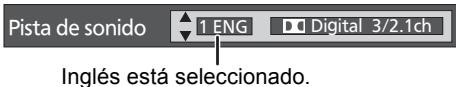 PANASONIC DMP-B200EBK - Cambio del audio - 1