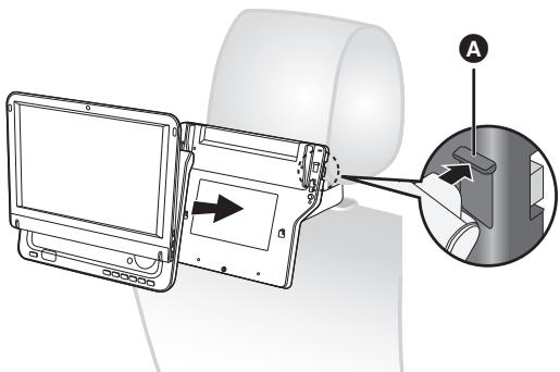 PANASONIC DMP-B200EBK - Fissare l'unità alla staffa. - 1