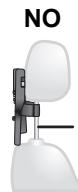 PANASONIC DMP-B200EBK - Fissare la staffa di montaggio all'appoggiatesta sul sedile anteriore. - 3
