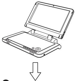 PANASONIC DMP-B200EBK - Einstellen des Winkels des LCD-Bildschirms - 3