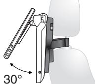 PANASONIC DMP-B200EBK - Illustrazione della staffa fissata e dell'unità - 2
