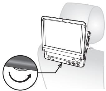 PANASONIC DMP-B200EBK - Fissare l'unità alla staffa. - 3