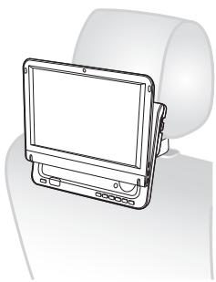PANASONIC DMP-B200EBK - Scheme du support et de l'appareil fixés - 1