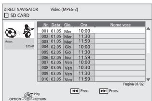PANASONIC DMP-B200EBK - Inserire un disco o una scheda SD (  15). - 1