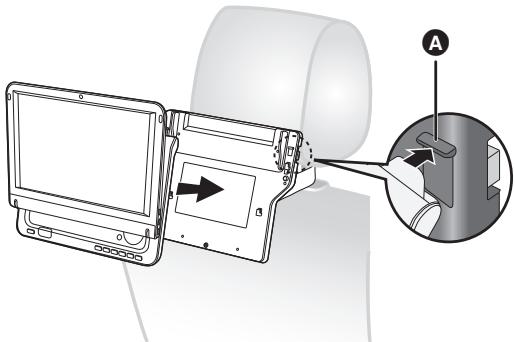 PANASONIC DMP-B200EBK - Fixez l'appareil au support. - 1