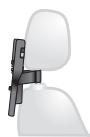 PANASONIC DMP-B200EBK - Befestigen Sie die Kopfstützen-Halterung am Vordersitz. - 2