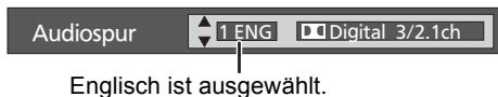 PANASONIC DMP-B200EBK - Umschalten des Audiokanals während der Wiedergabe - 1
