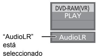 PANASONIC DMP-B200EBK - Cambio del audio - 2