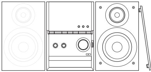 PANASONIC SC-PM600EG - Aufstellung der Lautsprecher - 1