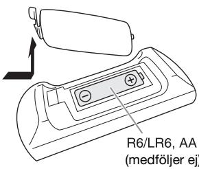 R6/LR6, AA (medföljer ej)