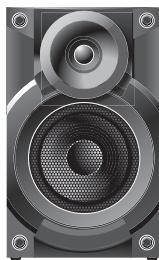 PANASONIC SC-AKX18 - Disposition des haut-parleurs - 1