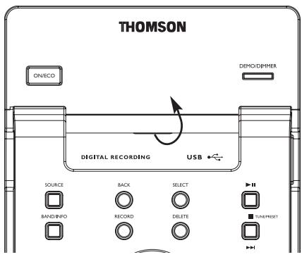 THOMSON CS186 - Branchement/débranchement d'un appareil de stockage USB de l'Appareil Principal - 1