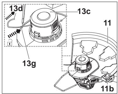 MAC ALLISTER MGSP18LI - Alimentation manuelle du fil de coupe - 1