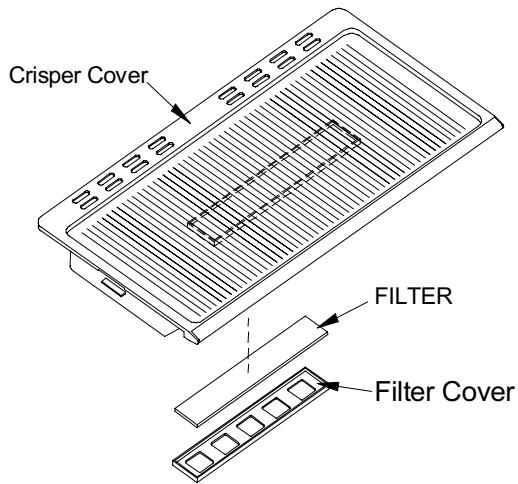 Crisper Cover FILTER Filter Cover