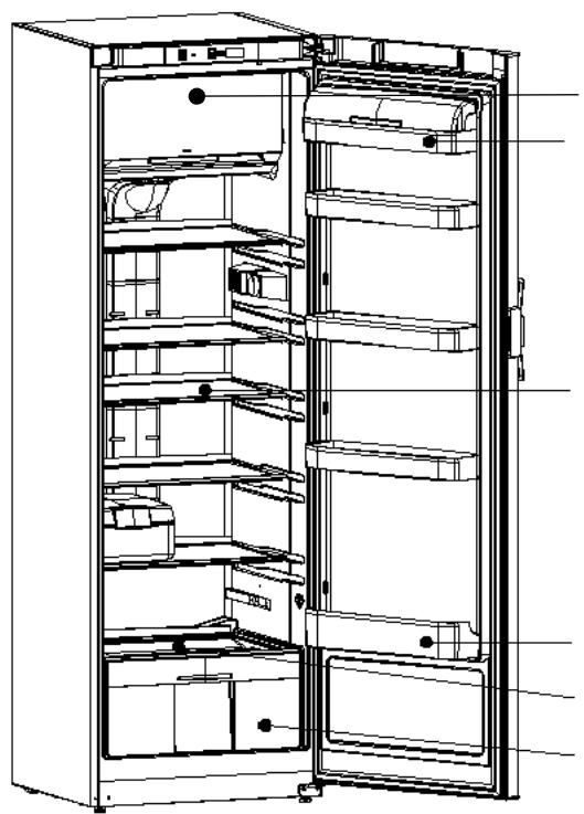 BRANDT BFS3265BW - Einräumen in den Kühlschrank - 1